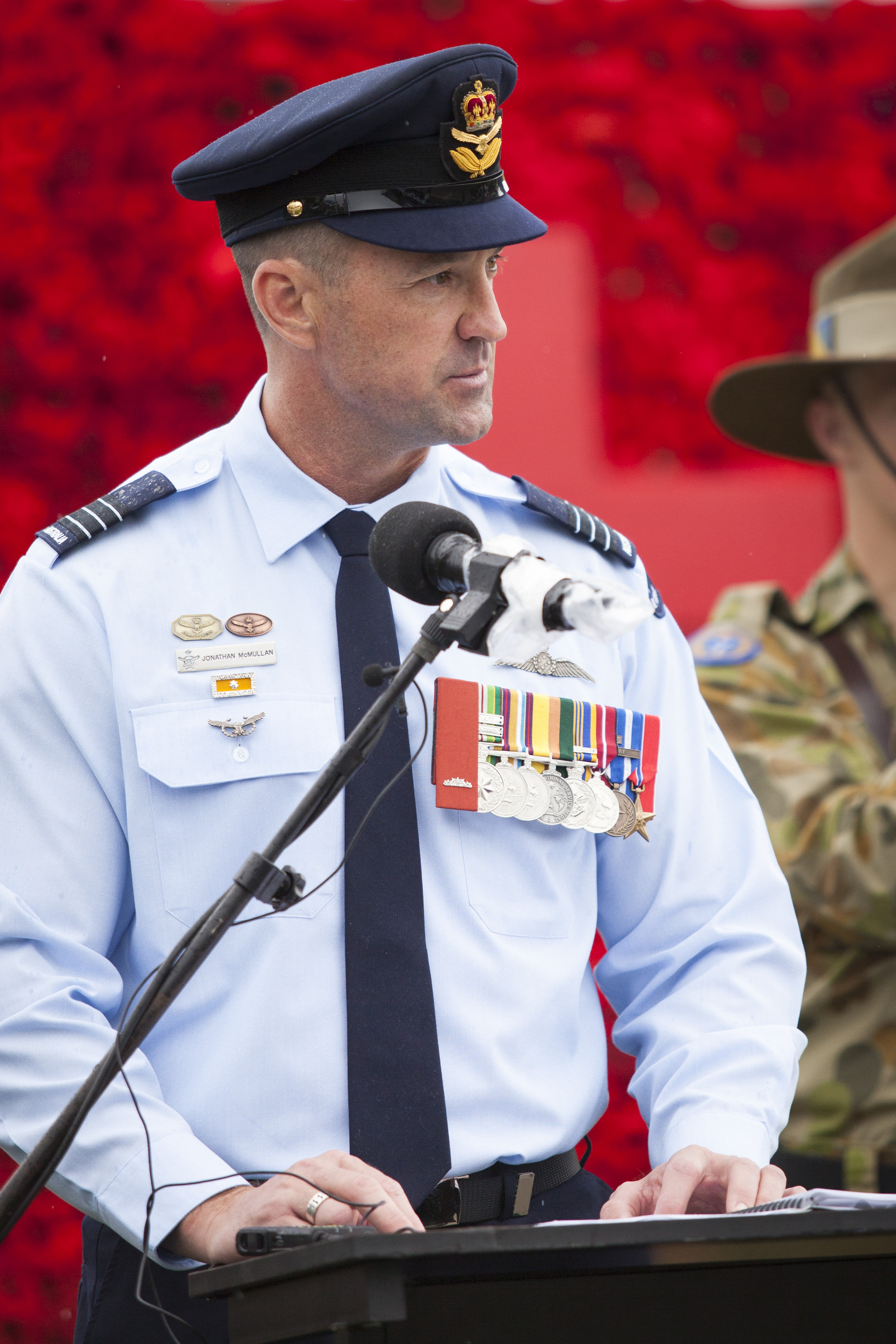 Wing Commander Jonathan McMullan